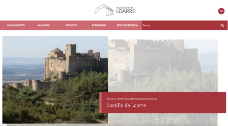 Imagen Loarre estrena nuevo portal web y app móvil municipal