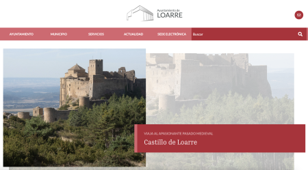 Loarre estrena nuevo portal web y app móvil municipal